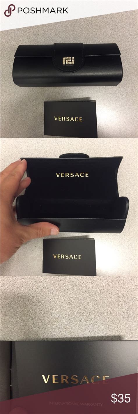 versace glass case|versace sun glasses case.